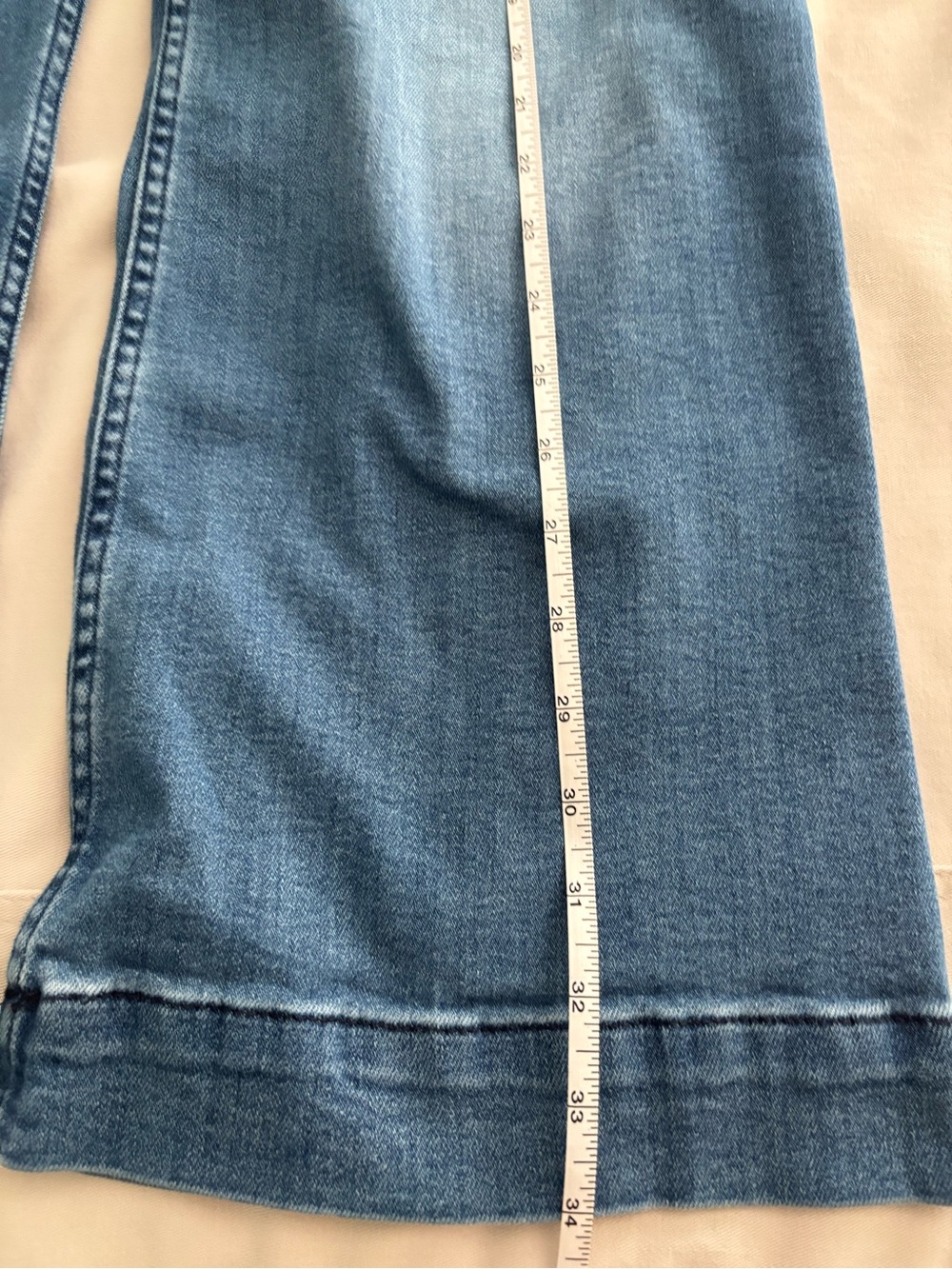Maeve Collette Wide-Leg Jeans in Medium Blue Wash - Picture 6 of 6